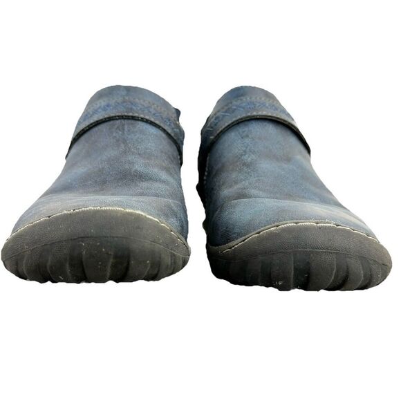 Jambu Moccasin Shoes W 7 Blue Blakely Encore Adjustable Memory Foam Plush Lined - Picture 5 of 14